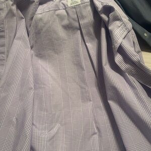 Brooks Brothers Lavender Plaid Dress Shirt
